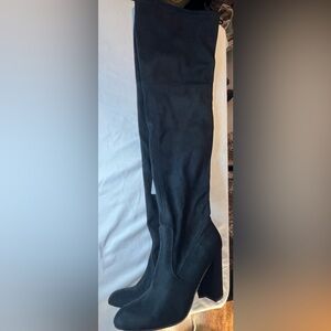 Black Women's Over-the-Knee Boots